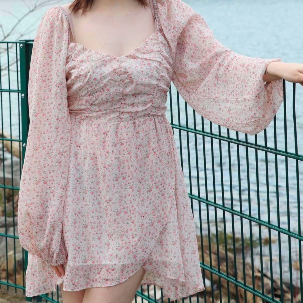 Amy Sheer Mini Dress from Altar’d State